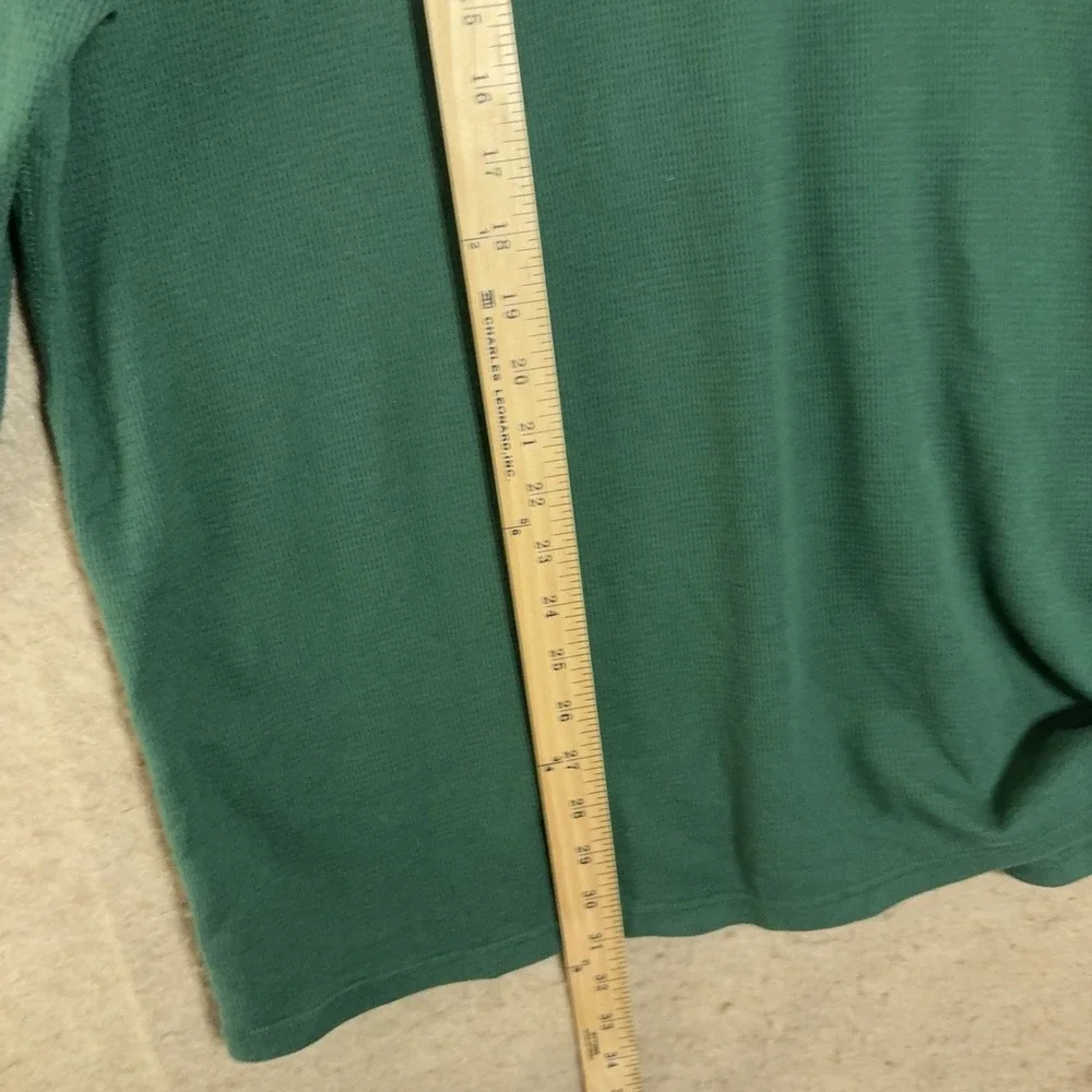 Polo Ralph Lauren Sleepwear Shirt Mens 2XL‎ Green Waffle Knit Embroidered Logo